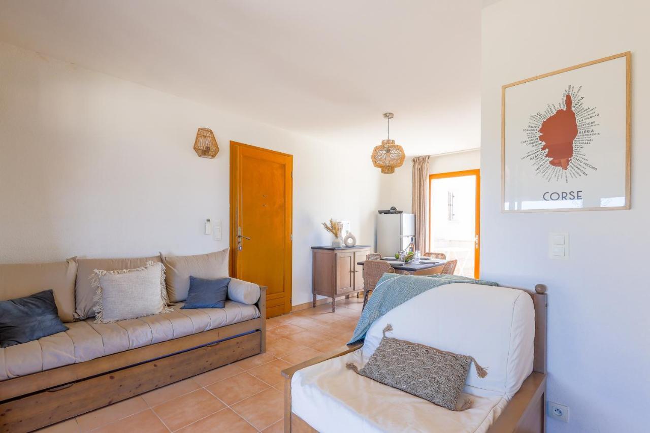 Belgodère Capra Scorsa - Appt Vue Mer Et Piscine Partagee מראה חיצוני תמונה